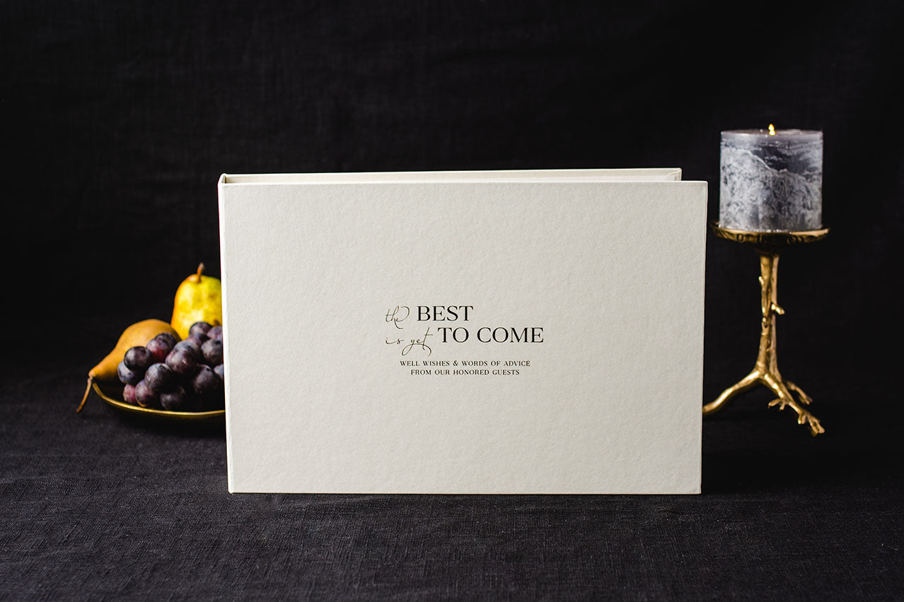 The Best is Yet to Come Wedding Guest Book