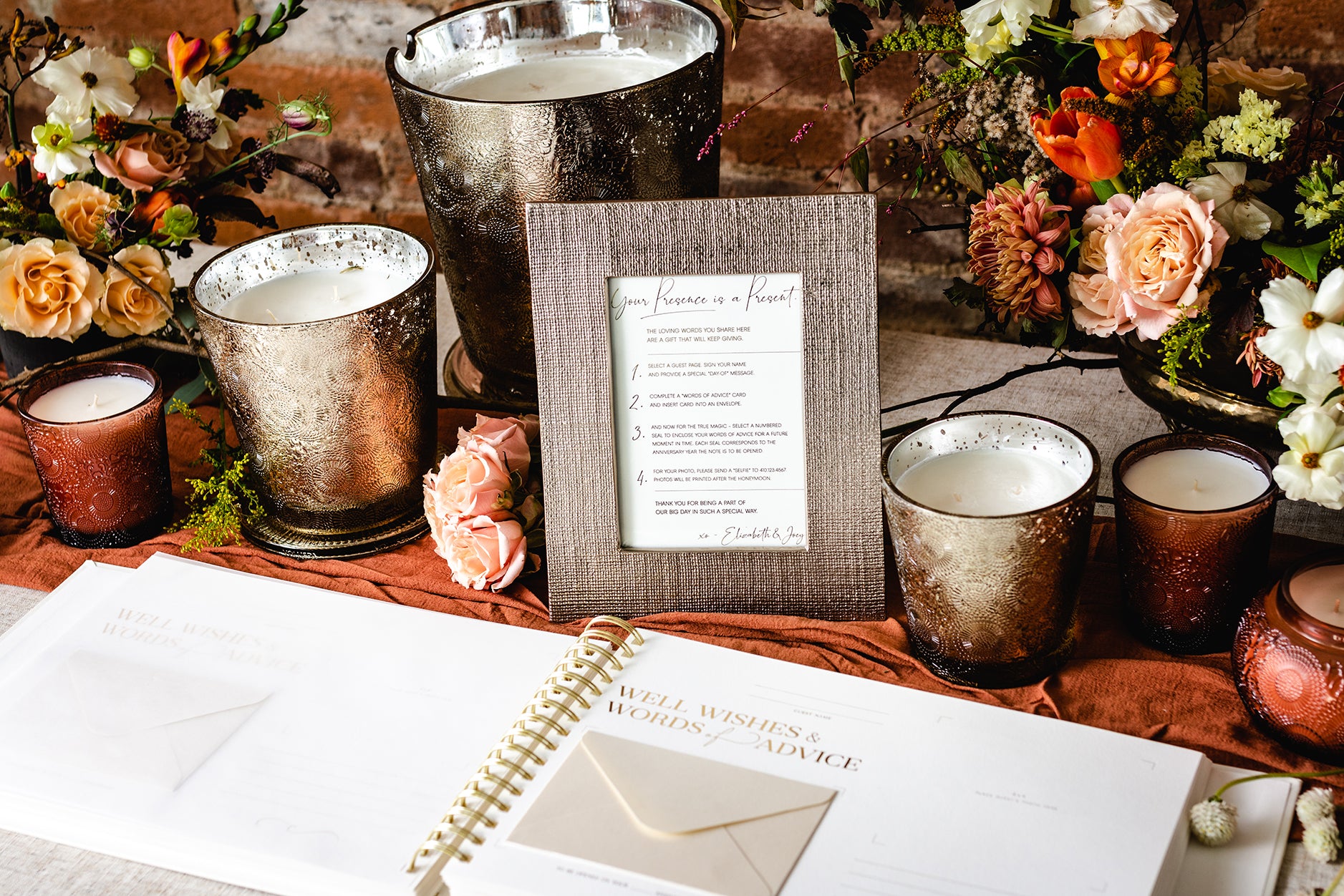 The Perfectly Styled <br>Guest Book Table
