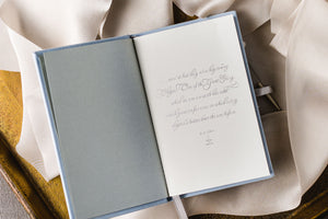 A of E Custom Wedding Vow Books