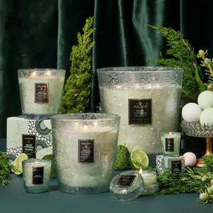 White Cypress 3-Wick Hearth Candle