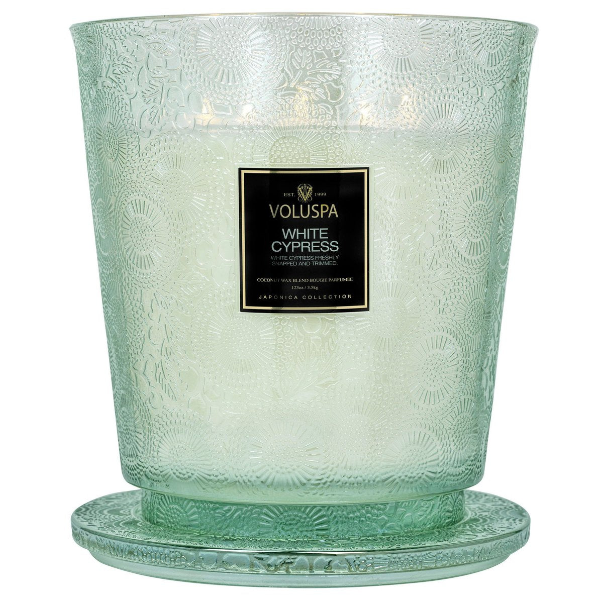 White Cypress 5-Wick Hearth Candle
