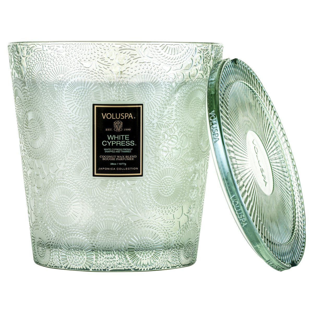 White Cypress 3-Wick Hearth Candle